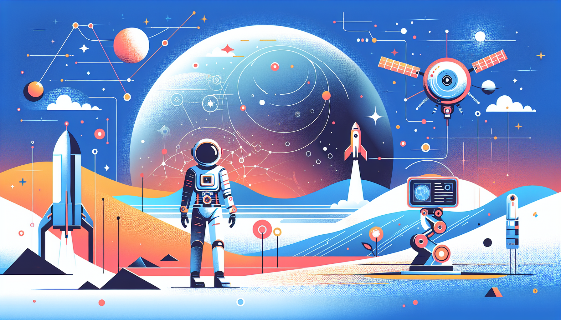 AI in Space Exploration: The Next Frontier in Technology and - AI Generated Illustration