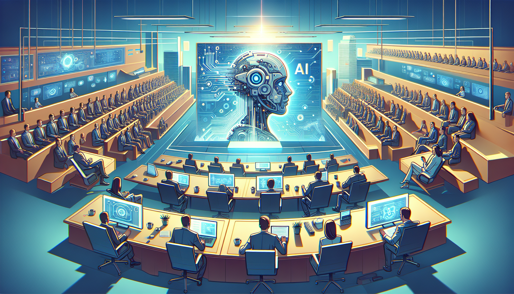AI in Gaming: The Next Frontier Amidst Legal Battles and Tec - AI Generated Illustration