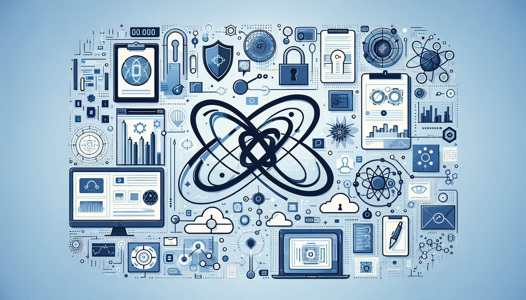 Quantum Computing Security: Navigating the Future Amidst Rap - AI Generated Illustration