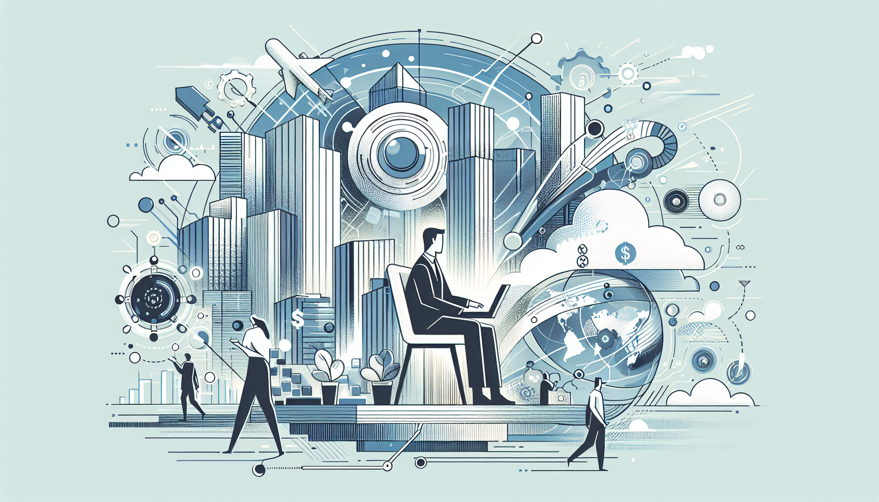 AI for Enterprises: Navigating the Surge in Startup Funding - AI Generated Illustration