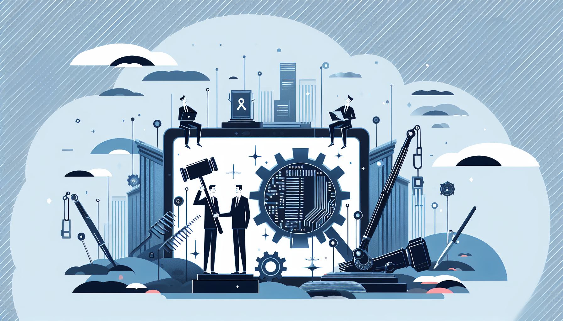 The Right-to-Repair Movement: A Legal Battle Shaping the Fut - AI Generated Illustration