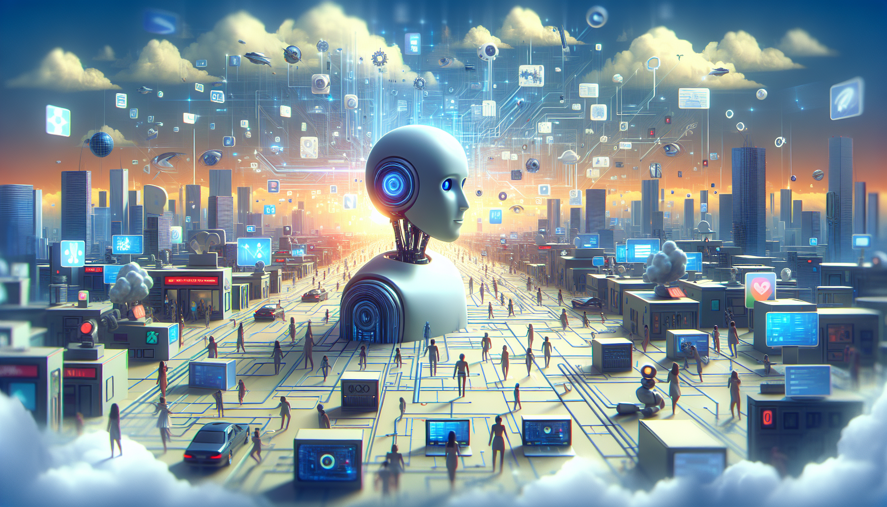 The Real Impact of AI in Content Moderation: Digital Safety - AI Generated Illustration