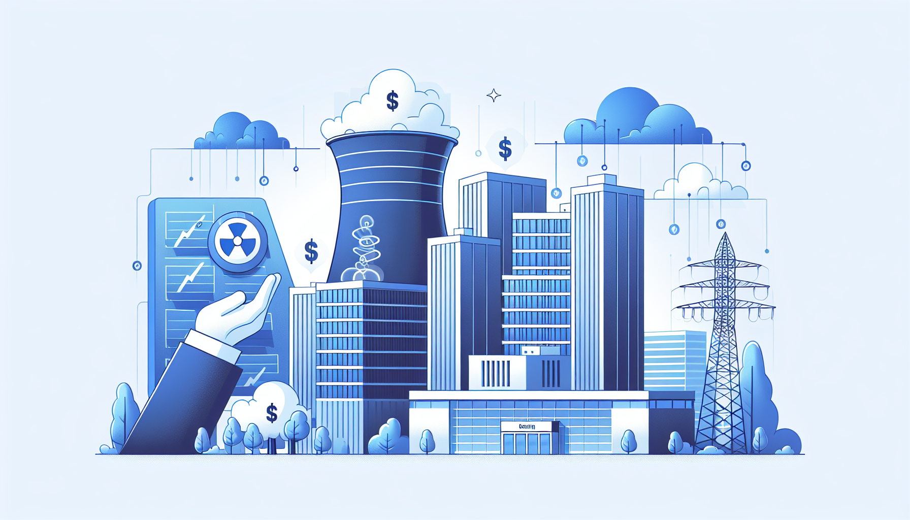 🚨 BREAKING: Blue Energy Raises $380 Million to Build Nukes f - AI Generated Illustration