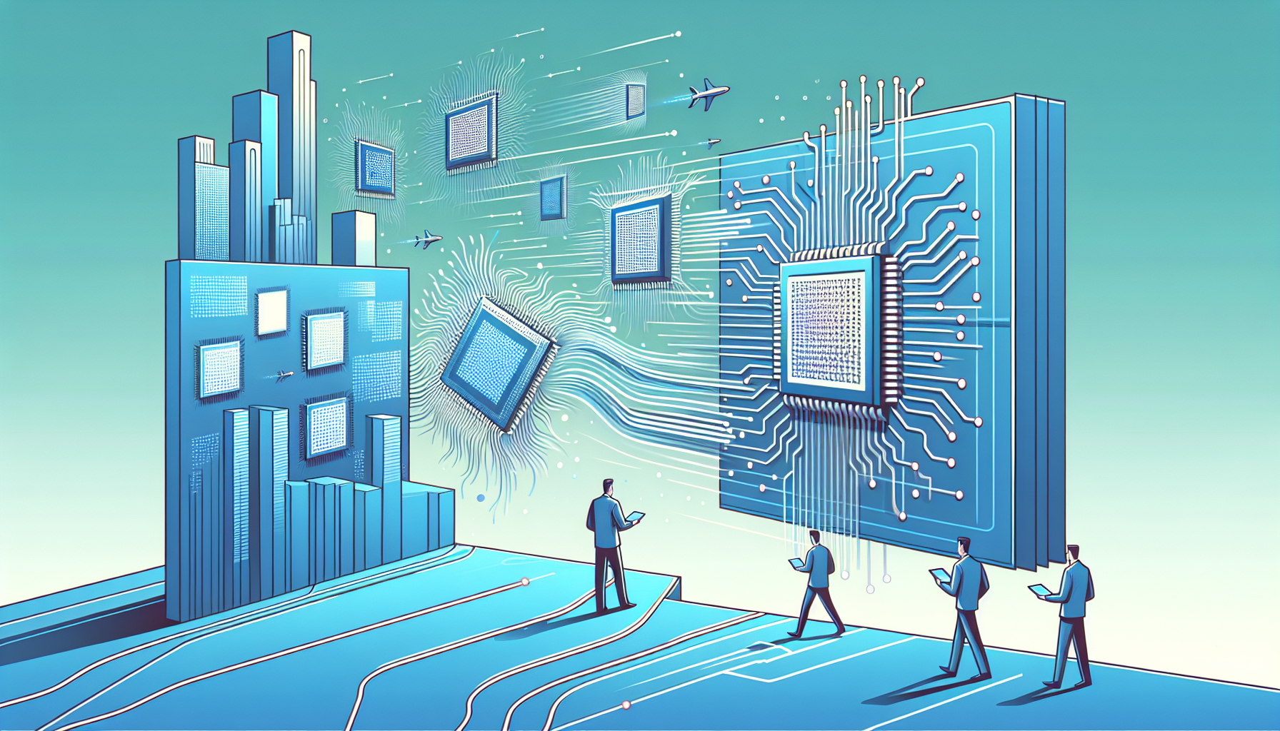 AI Chips Market Dynamics: Navigating the Surge in Demand - AI Generated Illustration